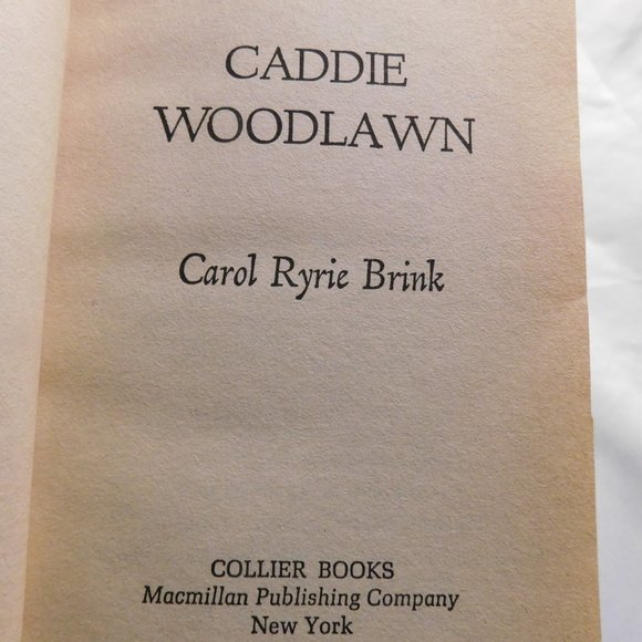 vintage book Other Vintage Caddie Woodlawn Book 97 By Carol Ryrie